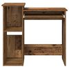 vidaXL Schreibtisch mit Regal Altholz-Optik 84x40x78cm Holzwerkstoff