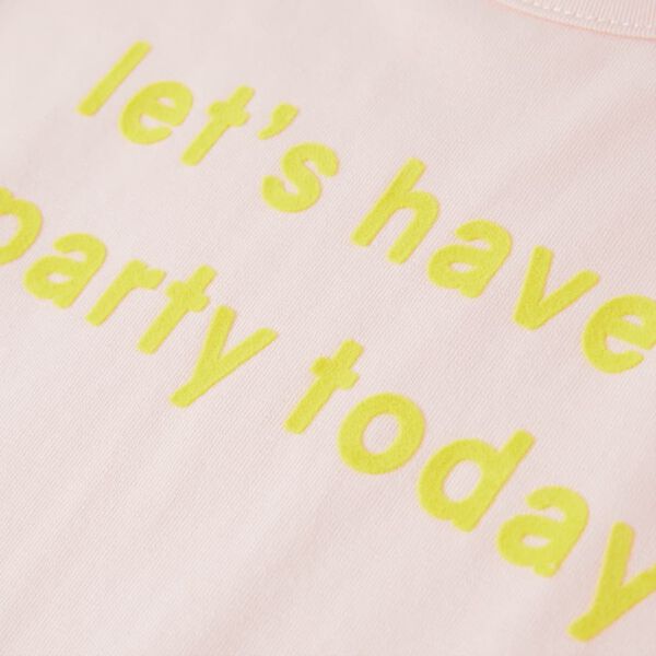 Kinder-T-Shirt Zartrosa 116