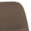 vidaXL Relaxsessel Taupe Stoff