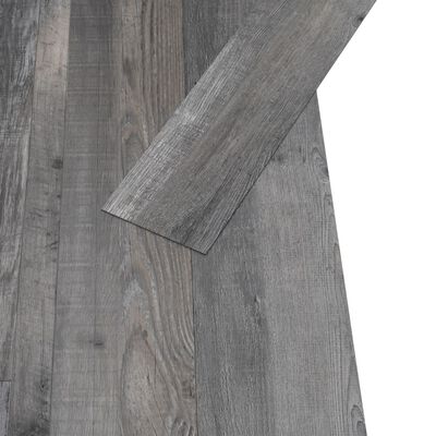 vidaXL PVC-Fliesen 4,46 m² 3 mm Selbstklebend Industrie-Holz