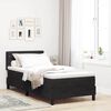 vidaXL Boxspringbett mit Matratze Schwarz 90 x 200 cm Samt