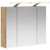 vidaXL Badezimmerspiegelschrank Artisan-Eiche 60 x 14,5 x 50 cm