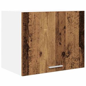 vidaXL H&auml;ngeschrank Altes Holz und Wei&szlig; 50 x 31 x 40 cm Holzwerkstoff