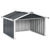 vidaXL Rasenm&auml;her Garage 92x97x63 cm Verzinkter Stahl Anthrazit