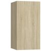 vidaXL 4-tlg. TV-Schrank-Set Sonoma-Eiche Holzwerkstoff