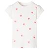 Kinder-T-Shirt Ecru 92