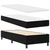 vidaXL Boxspringbett mit Matratze Schwarz 80 x 200 cm Samt