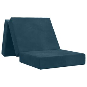 vidaXL Klappsofa Bett 90 x 67 x 45 cm Blau