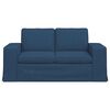 vidaXL Sofa Blau Gesamtabmessungen: 162 x 80 x 82 cm (B x T x H) Samt