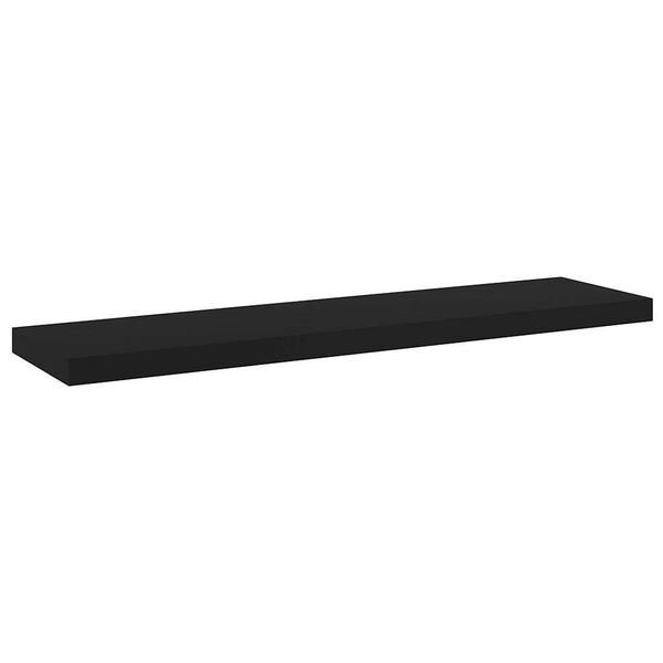 vidaXL B&uuml;cherregal-Bretter 8 Stk. Schwarz 40x10x1,5 cm Holzwerkstoff