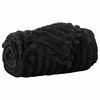 vidaXL Wohndecken 6 pcs Schwarz 270 x 240 cm Fleece