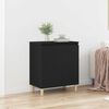 vidaXL Sideboard Schwarz 60 x 35 x 70 cm Holzwerkstoff