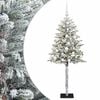 vidaXL K&uuml;nstlicher Weihnachtsbaum mit Kugel 120 cm 150 LEDs