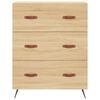 vidaXL Highboard Sonoma-Eiche 69,5x34x180 cm Holzwerkstoff