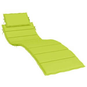 vidaXL Sonnenliegen-Auflage Hellgr&uuml;n 186x58x4 cm Oxford-Gewebe