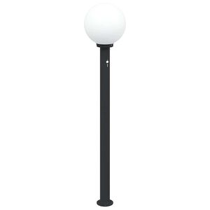 vidaXL Pollerleuchte mit Sensor 120 cm Schwarz IP44