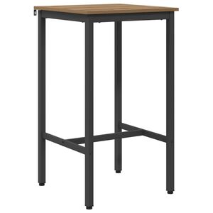 vidaXL Bartisch 52 x 52 x 110 cm Holzwerkstoff Artisan-Eiche