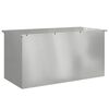vidaXL Gartenlagerkissenbox Verzinkter Stahl 100 x 50,5 x 50 cm 220 L
