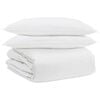 vidaXL Bettdecken Set mit Kissen 3 pcs Wei&szlig; Daunenfeder