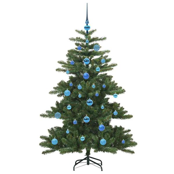 vidaXL K&uuml;nstlicher klappbarer Weihnachtsbaum Gr&uuml;n 150 cm PVC und Stahl