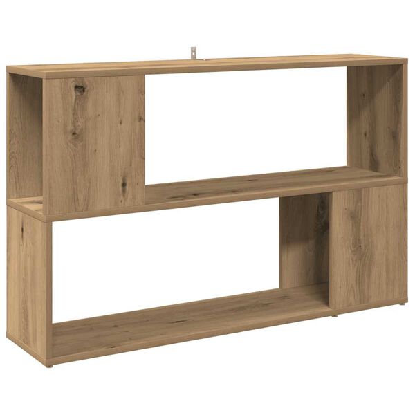 vidaXL B&uuml;cherregal Artisan-Eiche 100x24x63 cm Holzwerkstoff