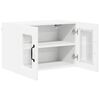 vidaXL K&uuml;chenschrank mit T&uuml;r 2 pcs Wei&szlig; 60 x 31 x 40 cm Holzwerkstoff