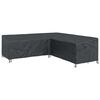 vidaXL M&ouml;belbezug Schwarz 255 x 255 x 80 cm 600D Oxford Stoff