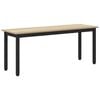 vidaXL Bank Sonoma-Eiche 110 x 35 x 45 cm Holzwerkstoff