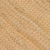 vidaXL Chindi-Teppich Handgewebt Baumwolle 200x290 cm Beige