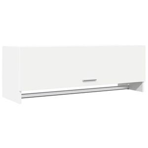 vidaXL Kleiderschrank Wei&szlig; 100x32,5x35 cm Holzwerkstoff