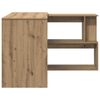 vidaXL Eckschreibtisch Artisan-Eiche 200,5x50x76 cm Holzwerkstoff