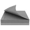 vidaXL Plane mit &Ouml;sen Hellgrau 2 x 3 m 260 gsm PE