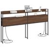 vidaXL Aufbewahrungskopfteil Braun Eichen-Optik 180 cm Holzwerkstoff