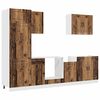 vidaXL 7-tlg. K&uuml;chenschrank-Set Kalmar Altholz-Optik Holzwerkstoff