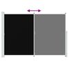 vidaXL Seitenmarkise Ausziehbar 200x300 cm Schwarz