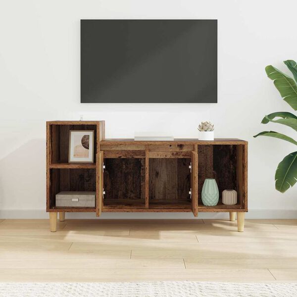 vidaXL TV-Schr&auml;nk Altholz 100 x 35 x 55 cm Holzwerkstoff