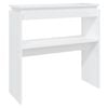 vidaXL Konsolentisch Wei&szlig; 80x30x80 cm Holzwerkstoff