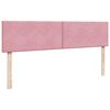 vidaXL Ottoman-Bett mit Matratze Rosa 200x200 cm Samt