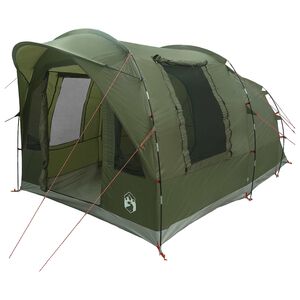 vidaXL Tunnelzelt Olive Gr&uuml;n 400 x 260 x 200 cm Polyester und Stahl