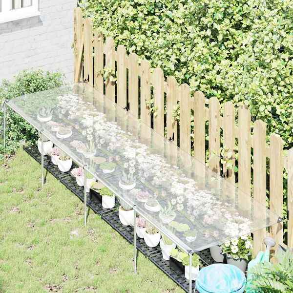 vidaXL Pflanzenabdeckung mit &Ouml;sen 1x4 m Polyethylen