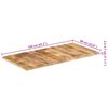 vidaXL Tischplatte Massivholz Mango 25-27 mm 120x60 cm