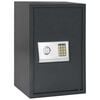 vidaXL Digitaler Safe mit Schloss Dunkelgrau 40 x 35 x 60 cm Stahl