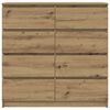 vidaXL Sideboard Artisan-Eiche 100x35x99 cm Holzwerkstoff