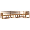 vidaXL Outdoor-Sofagarnitur 6 pcs Natur Massivholz Akazie