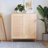 vidaXL Schrankt&uuml;ren Lamellen-Design 2 Stk. 99,3x49,4 Massivholz Kiefer