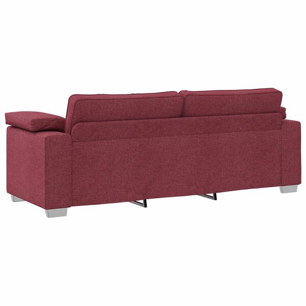 vidaXL Sofa Weinrot Gesamtabmessungen: 219 x 80 x 80 cm (B x T x H)