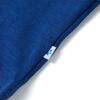 Kinder-Kurzarmshirt Dunkelblau 128