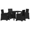 vidaXL Garten Essgruppe 5 stk. Anthrazit PP