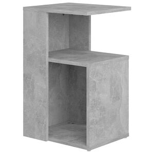 vidaXL Beistelltisch Betongrau 36x30x56 cm Holzwerkstoff