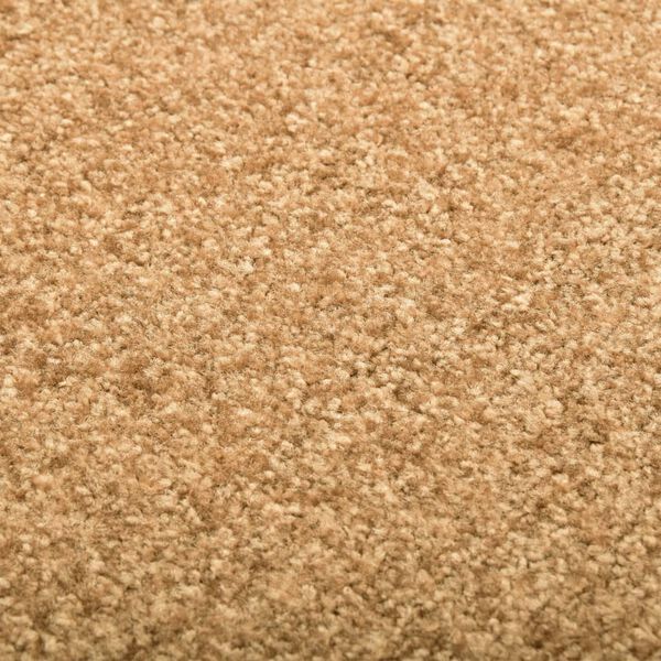 vidaXL Fu&szlig;matte Waschbar Creme 120x180 cm